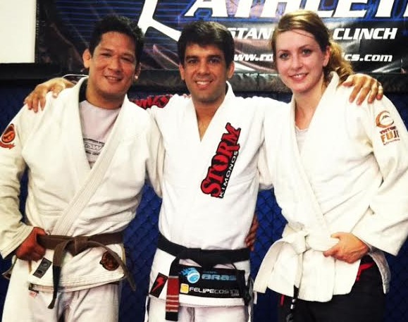 Christian Montes, Felipe Costa, and me - back when I trained at Ronin Athletics